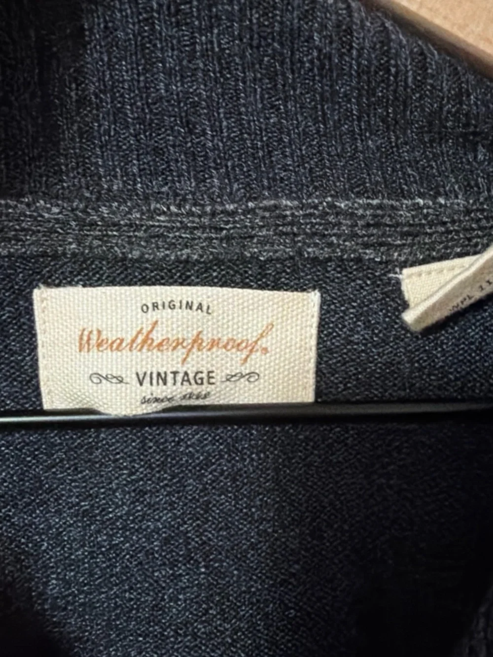 Men's Navy Half-Zip Knit Sweater